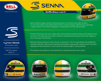 Thumbnail for Bell Mini Helmet 2024 Ayrton Senna 4100323 Description Image