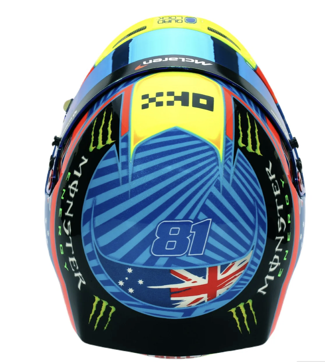 Bell Mini Helmet 2024 Oscar Piastri 4100307 Top Image