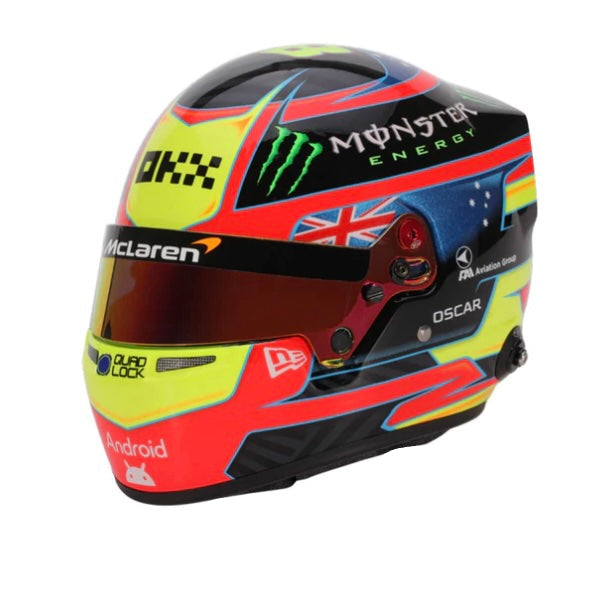 Bell Mini Helmet 2025 Oscar Piastri Profile Image