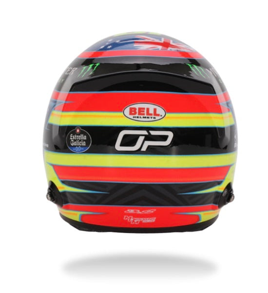 Bell Mini Helmet 2025 Oscar Piastri Rear Image