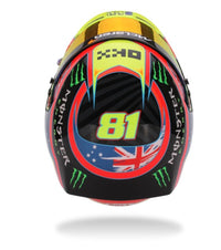 Thumbnail for Bell Mini Helmet 2025 Oscar Piastri Top Image