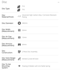 Thumbnail for Brembo_2-Piece_380x30mm_Rotor_detail_image