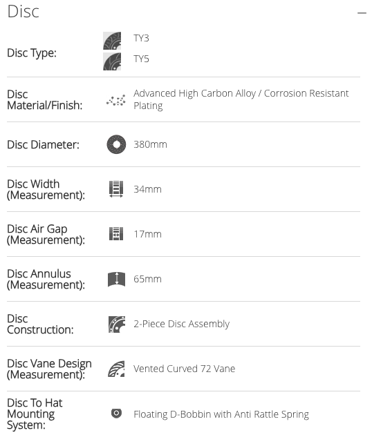 Brembo 380mm 2-Piece Slotted Rear Rotors 991 Turbo