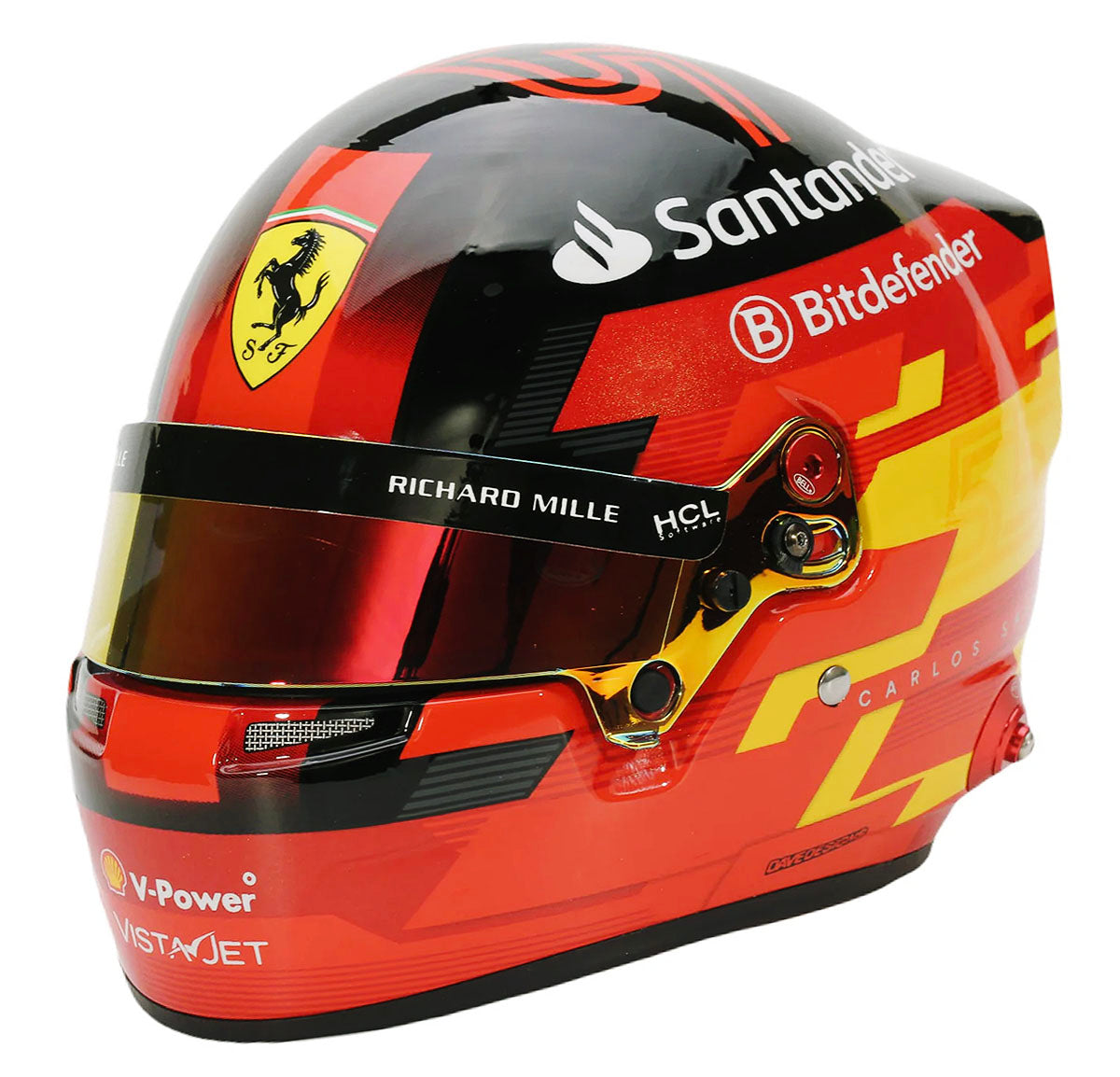 Bell HP77 2024 Carlos Sainz 1:2 Mini Helmet