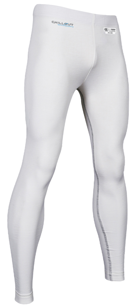 CHILLOUT PRO SPORT PANT BOTTOM WHITE FRONT IMAGE