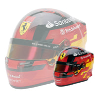 Thumbnail for Bell HP77 2024 Carlos Sainz 1:2 Mini Helmet