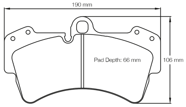 Carbotech CT1014 Brake Pads