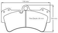 Thumbnail for Carbotech CT1014 Brake Pads