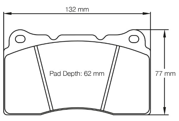 Carbotech CT1474 Brake Pads