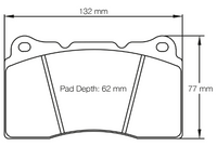 Thumbnail for Carbotech CT1474 Brake Pads