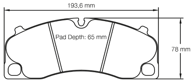 Carbotech CT1637 Brake Pads