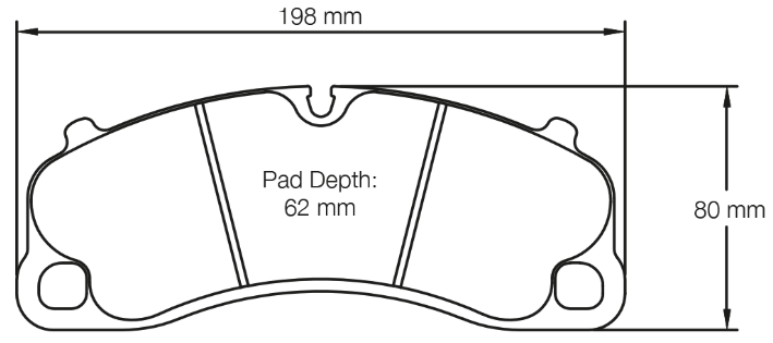 Carbotech CT1741 Brake Pad Image
