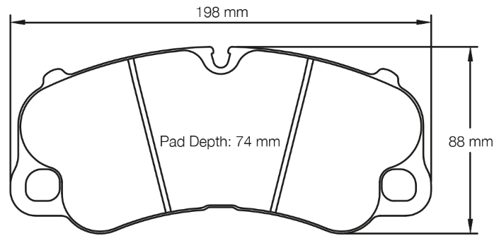 Carbotech CT1742 Brake Pad Image