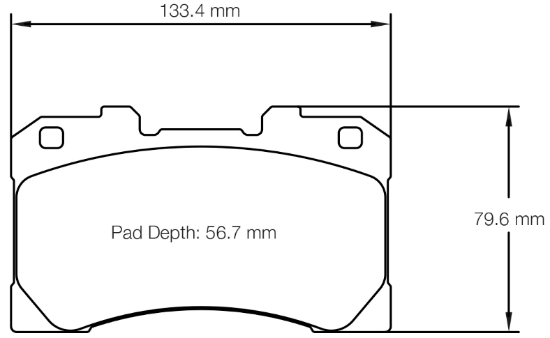 Carbotech CT26747F Brake Pads
