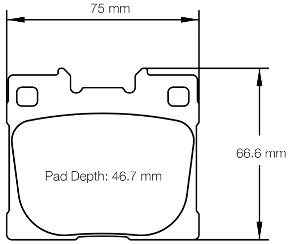 Carbotech CT26747R Brake Image