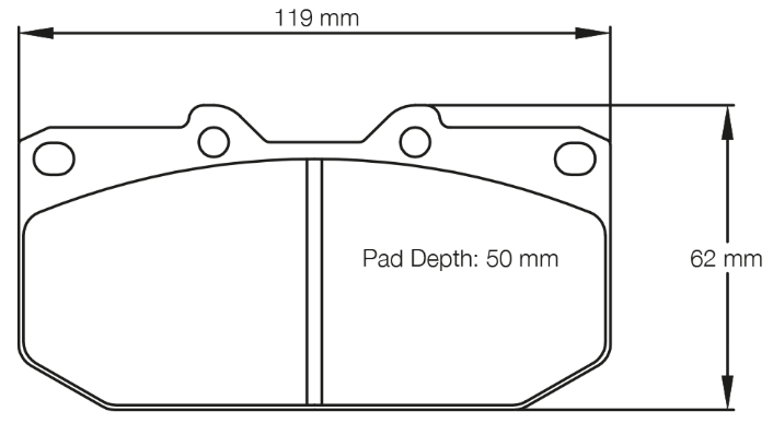 Carbotech CT460 Brake Pad Image