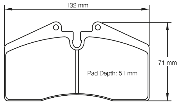 Carbotech CT594 Brake Pad Fitment Image
