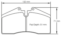 Thumbnail for Carbotech CT594 Brake Pad Fitment Image