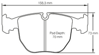 Thumbnail for Carbotech CT681 Brake Pad Dimension Image
