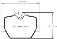 Thumbnail for Carbotech CT78772-RNP Brake Pad Image