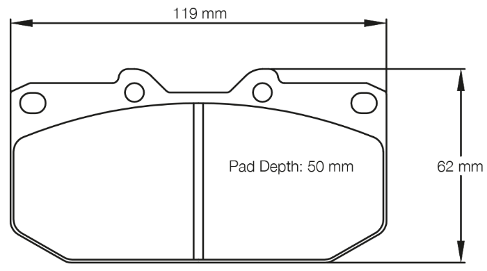 Carbotech CT929 Brake Pad Image