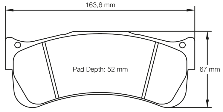 Carbotech CTP7797A Brake Pad Image