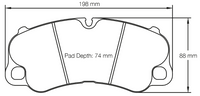 Thumbnail for Carbotech CTPG4927 Brake Pad Image