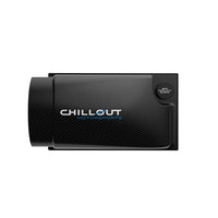 Thumbnail for Overhead view of Chillout Genesis cooling system with Chillout Motorsports and Genesis branding on carbon fiber shell image

