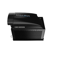 Thumbnail for Top-down angle of Chillout Genesis cooling unit with visible coolant cap and carbon fiber finish-Image

