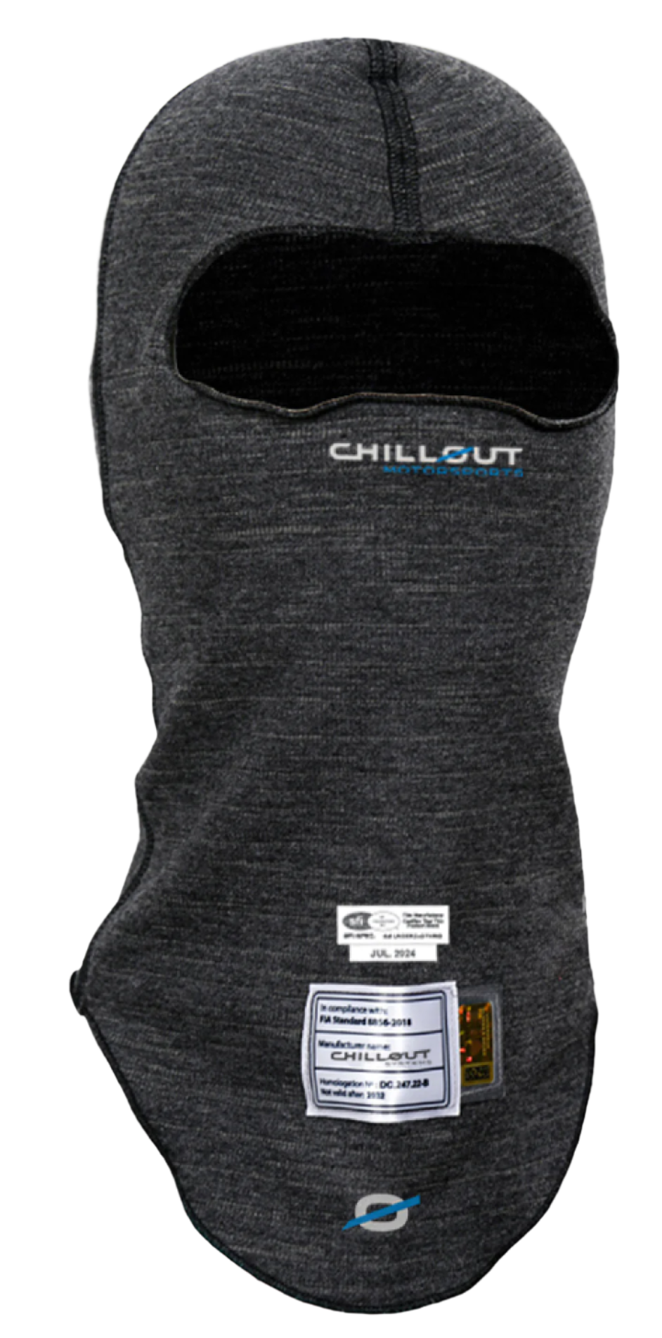 CHILLOUT PRO SPORT BALACLAVA GREY FRONT IMAGE