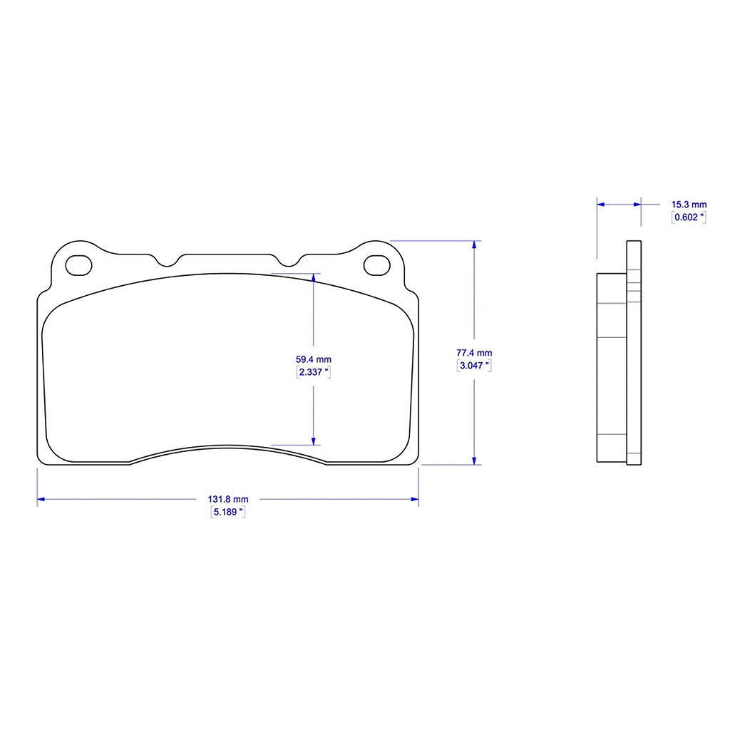 Cobalt Racing Brake Pads D1001 (Rear)