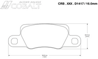 Thumbnail for Cobalt_Brake_pad_CRB.XRx.D1417_Sale_Image