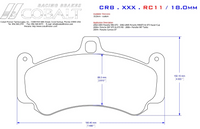 Thumbnail for Cobalt_RC11-Brake_pad_Shape_Image