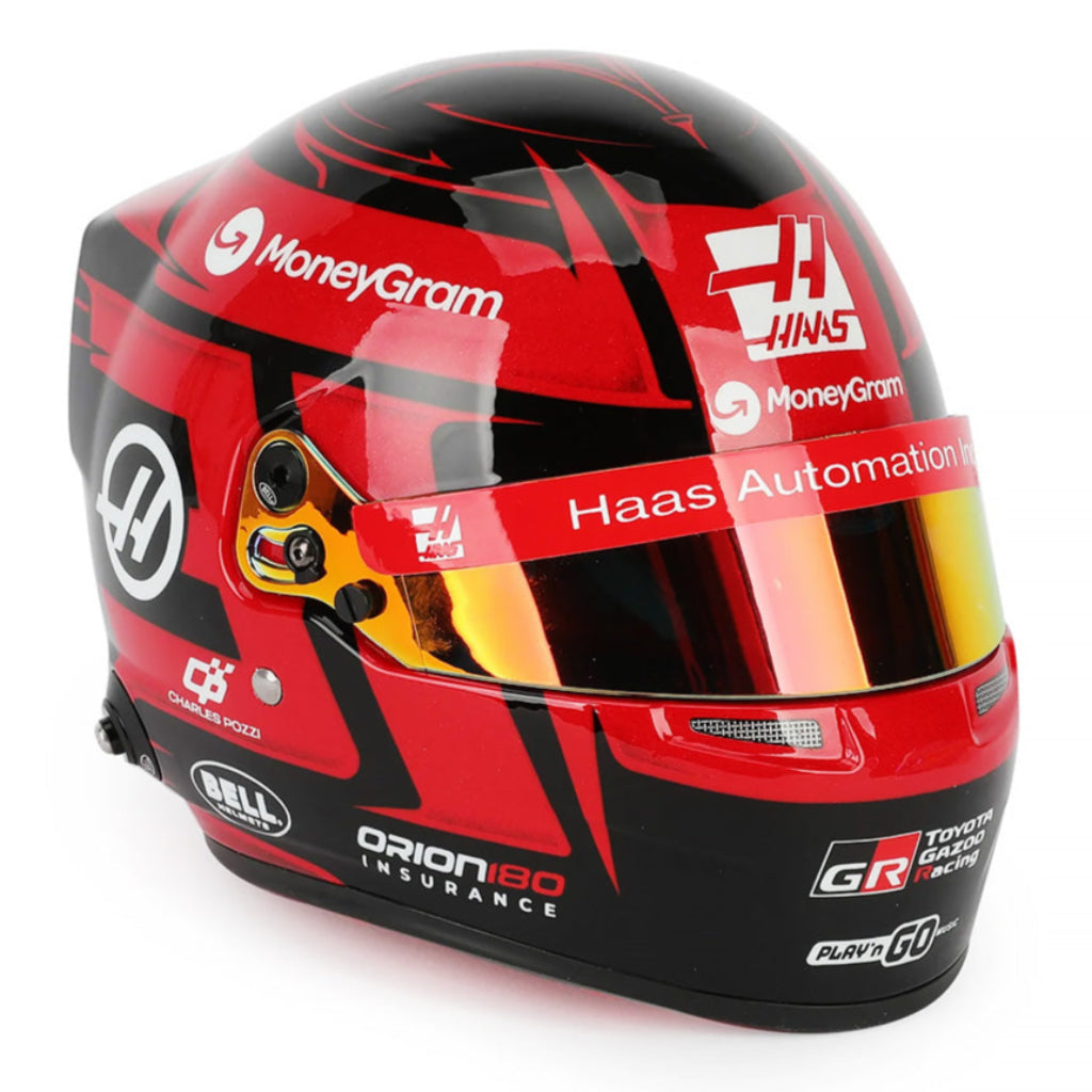 Bell Esteban Ocon Haas F1 2025 Mini Helmet – 1:2 scale collectible