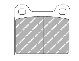 Ferodo 11 FCP0002 Brake Pad Shape Image