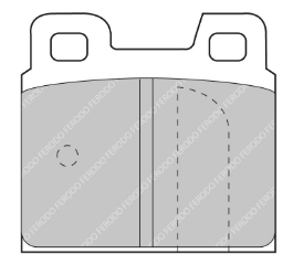 Ferodo 11 FCP0093 Brake Image
