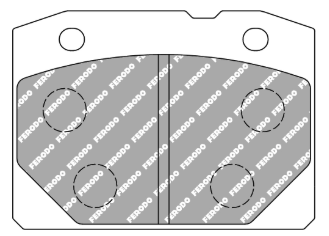 Ferodo 11 FCP0096 Brake Image