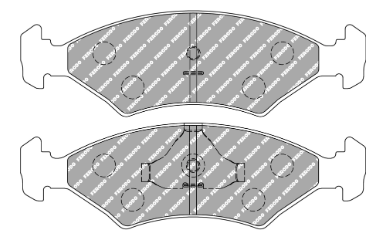 Ferodo 11 FCP0206 Brake Image