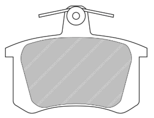 Ferodo 11 FCP0596 Brake Image