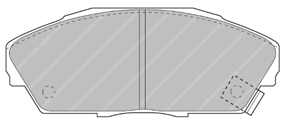 Ferodo 11 FCP0748 Brake Image