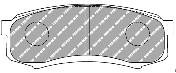 Ferodo 11 FCP1021 Brake Image