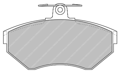 Ferodo 11 FCP1312 Brake Image