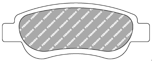Ferodo 11 FCP1790 Brake Image