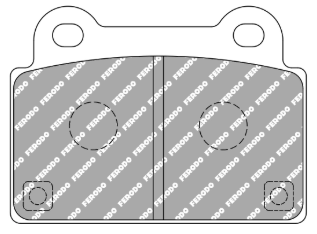 Ferodo 11 FCP4168 Brake Image