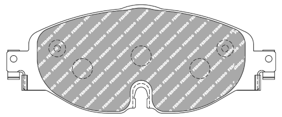 Ferodo 11 FCP4433 Brake Image