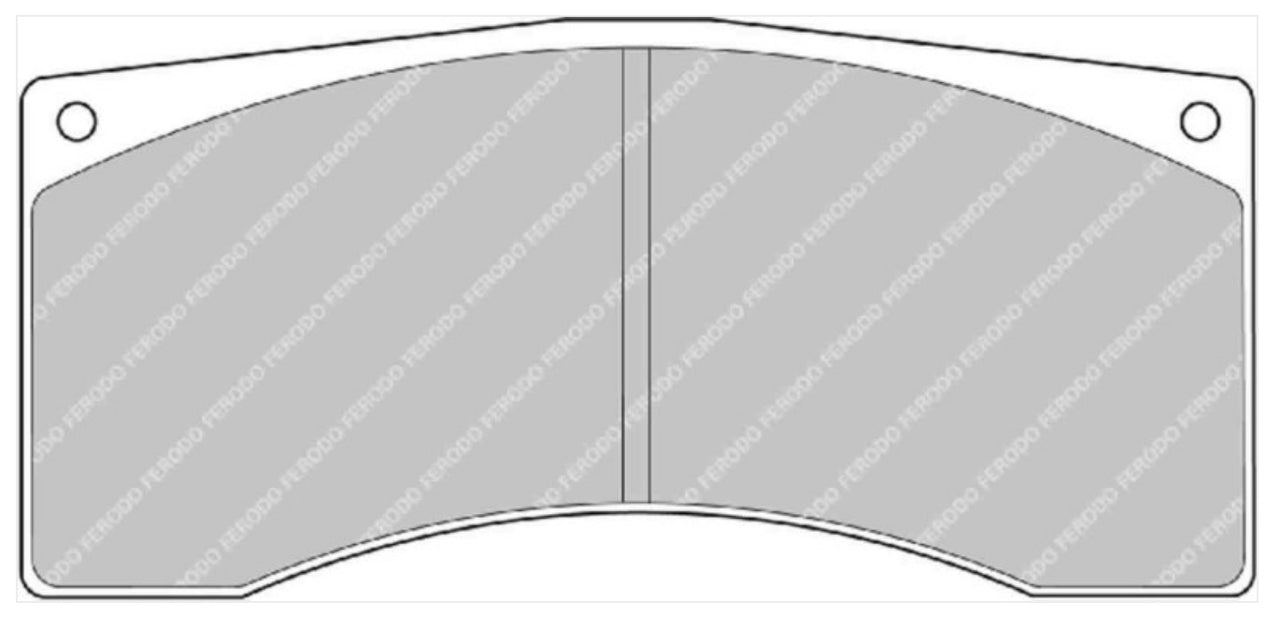 Ferodo 11 FRP1078GB-N DS3.12 Porsche Rear Brake Pads