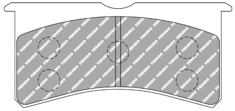 Ferodo 11 FRP3097 Brake Image