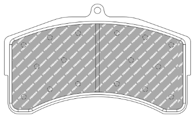 Ferodo 11 FRP3165 Brake Image