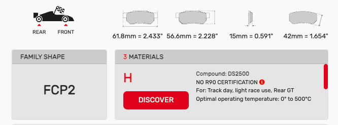Ferodo FCP0002 Brake Pads