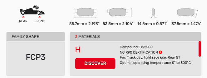 Ferodo FCP0003 Brake Pads